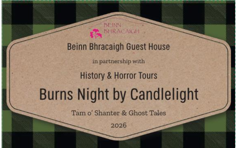 Burns Night by Candlelight – Beinn Bhracaigh